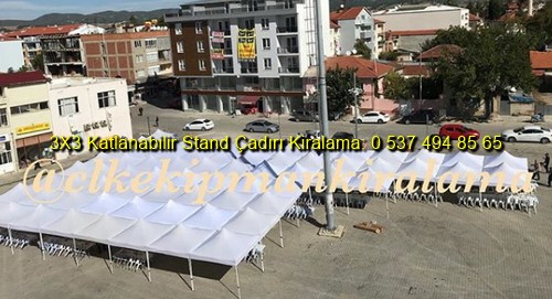 3x3 Katlanabilir Stand Çadırı Kiralama